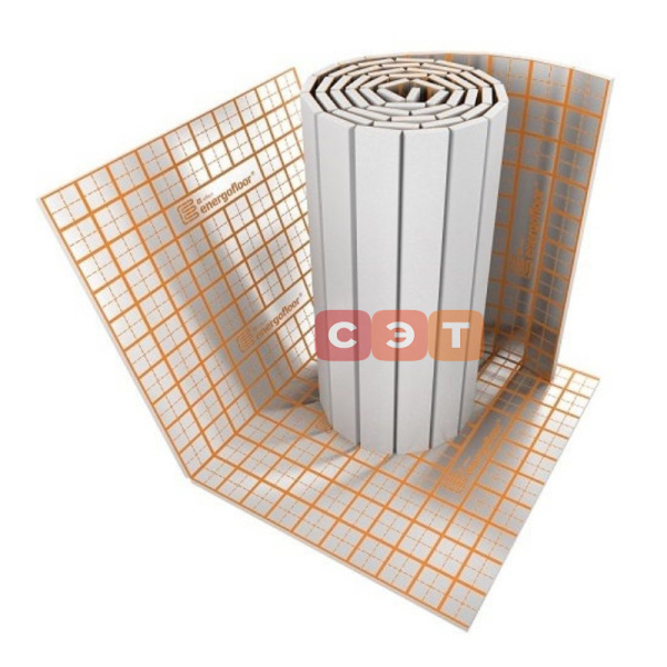 Мат  (с покрытием из фольги) ENERGOFLOOR TACKER AL 20мм/1-4,8 м2 (рулон)
